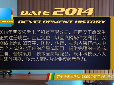 2014年西安沃禾电子科技有限公司成立