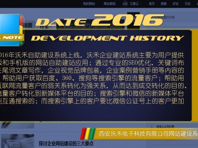 2016年沃禾科技艾奥云网站系统上线