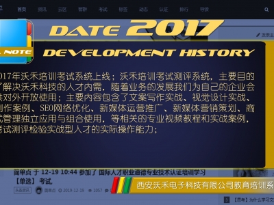 2017年沃禾科技艾奥云测评系统上线