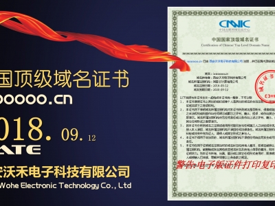 西安沃禾电子科技有限公司国内域名