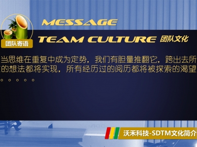 沃禾科技艾奥云SDTM共享团队寄语