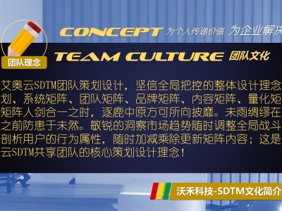沃禾科技艾奥云SDTM共享团队理念