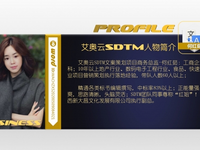沃禾科技SDTM网络运营商务总监何红茹